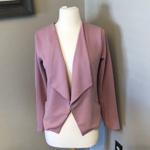Pink Casual Blazer